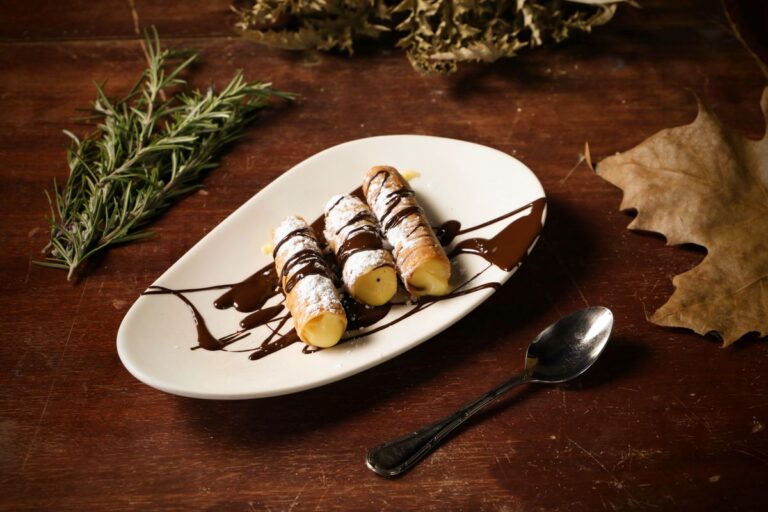 Cream-filled donuts